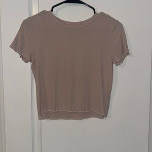 Aerie cropped tee